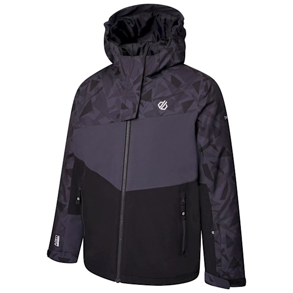 Dare 2B Barn/Barn Humour II Geometrisk Skidjacka 5-6 År Black/Ebony Grey 5-6 Years