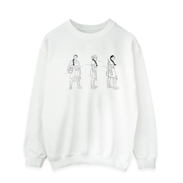 Star Wars Mens The Book Of Boba Fett Fennec Concept Sweatshirt White XXL