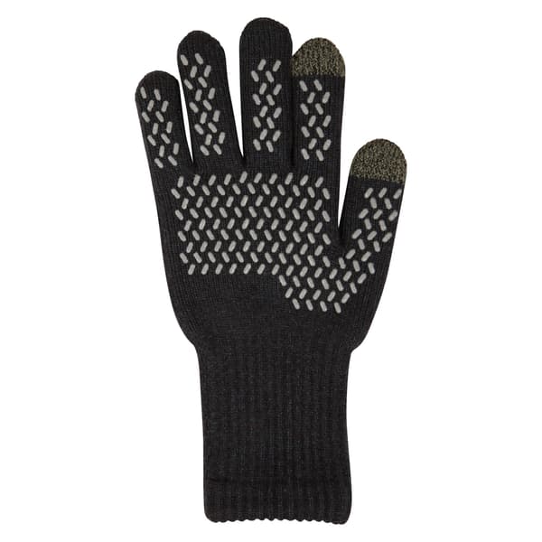 Mountain Warehouse Herr Gripped Vattentäta Stickade Vinterhandskar Black L