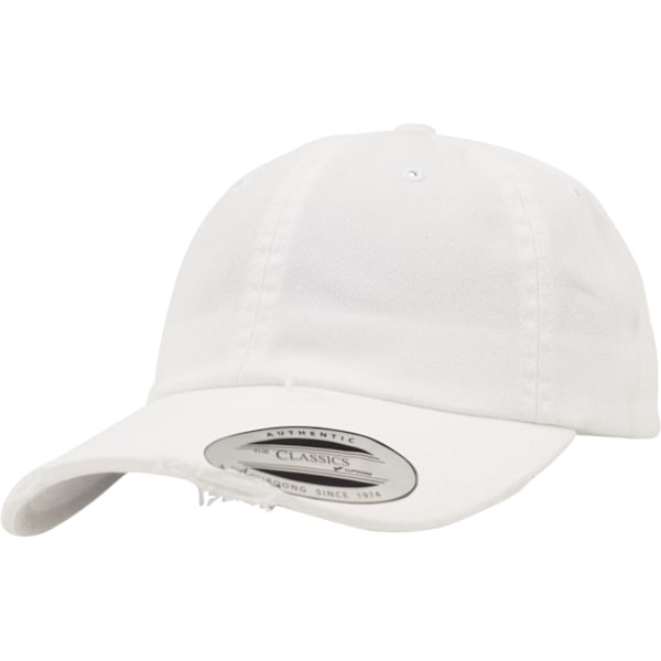 Flexfit By Yupoong Low Profile Destroyed Cap One Size White White One Size