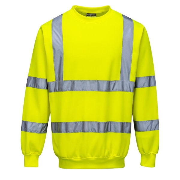 Portwest Herr Hi-Vis Sweatshirt XXL Gul Yellow XXL