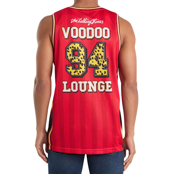 Amplified Herr Voodoo Lounge The Rolling Stones Basketbollströja Red M