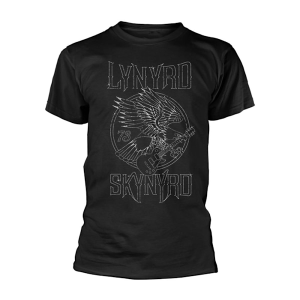 Lynyrd Skynyrd Unisex Vuxen 73 Eagle Gitarr T-Shirt L Svart Black L