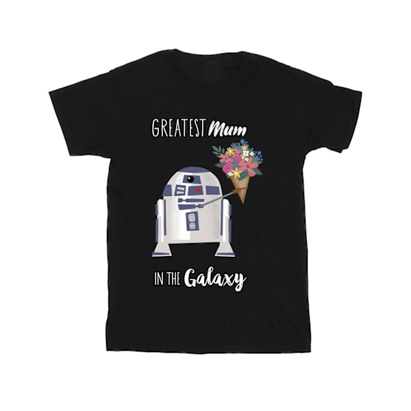 Star Wars Girls R2D2 Greatest Mum Bomull T-shirt 12-13 år Svart Black 12-13 Years