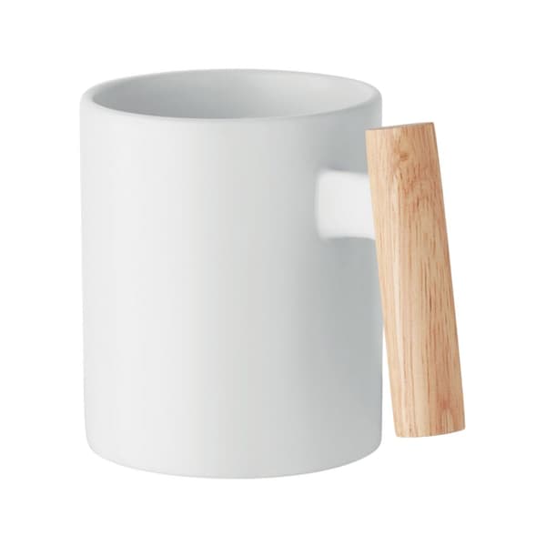 MidOcean Crenate Keramisk Mugg 320ml En Storlek Vit White One Size