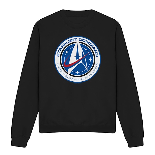 Star Trek: Discovery Unisex Vuxen Starfleet Command Sweatshirt Black M