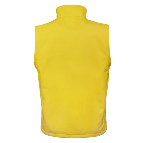Result Core Printable Softshell Bodywarmer för män 4XL Gul / Svart Yellow / Black 4XL