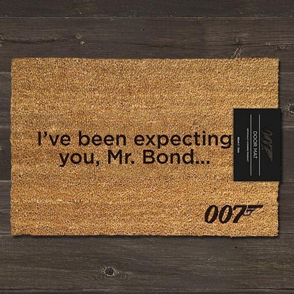 James Bond Ive Been Expecting You Dörrmatta One Size Brun Brown One Size