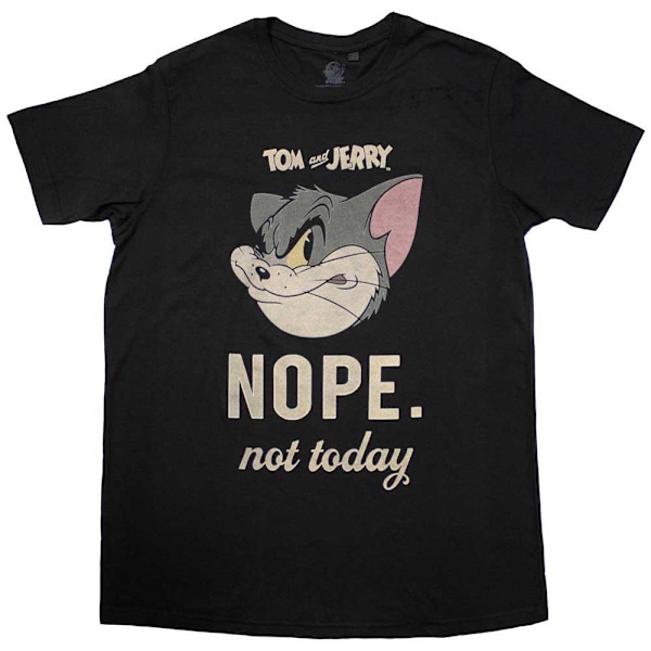 Tom & Jerry Unisex Vuxen Not Today T-Shirt M Svart Black M