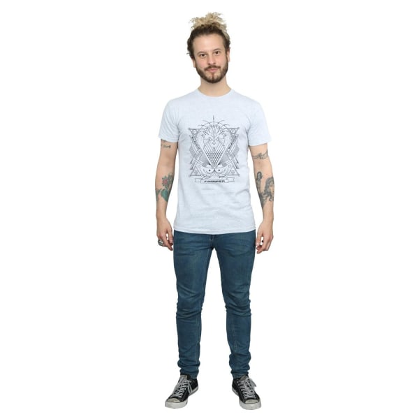 Fantastic Beasts herr Fwooper Icon T-shirt XL Sports Grey Sports Grey XL