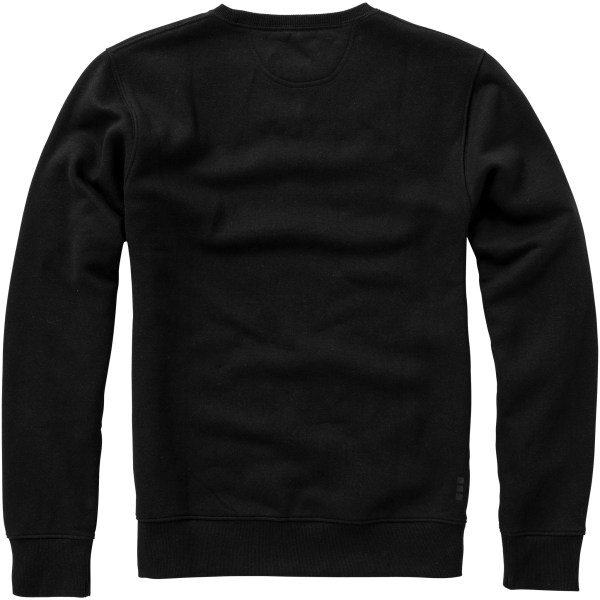 Elevate Mens Surrey Crew Neck Sweater XXS Solid Black Solid Black XXS