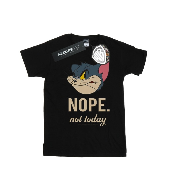 Tom And Jerry Girls Nej inte idag T-shirt i bomull 12-13 år F Black 12-13 Years