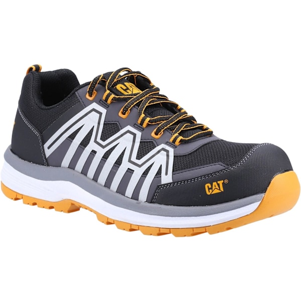 Caterpillar Mens Charge Läder Säkerhetsskor 8 UK Orange/Bla Orange/Black/White 8 UK