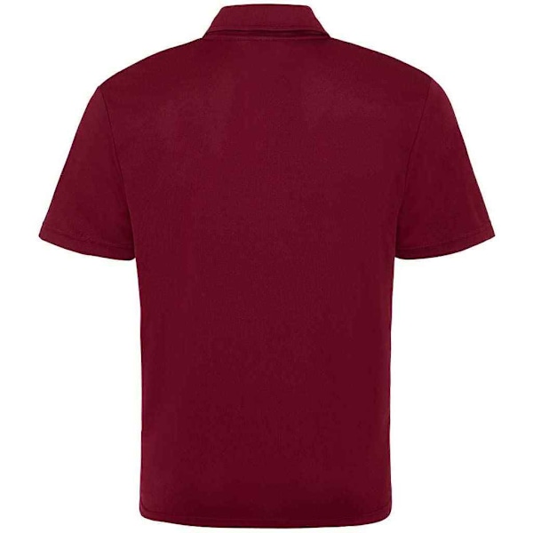 AWDis Cool Herr Fukttransporterande Pikétröja XXL Vinröd Burgundy XXL