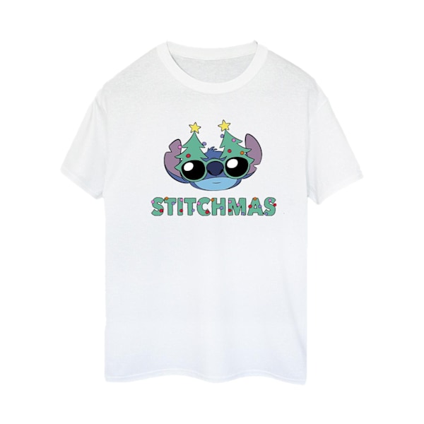 Disney Dam/Kvinnor Lilo & Stitch Stitchmas Glasögon Bomull Pojkvän White 5XL