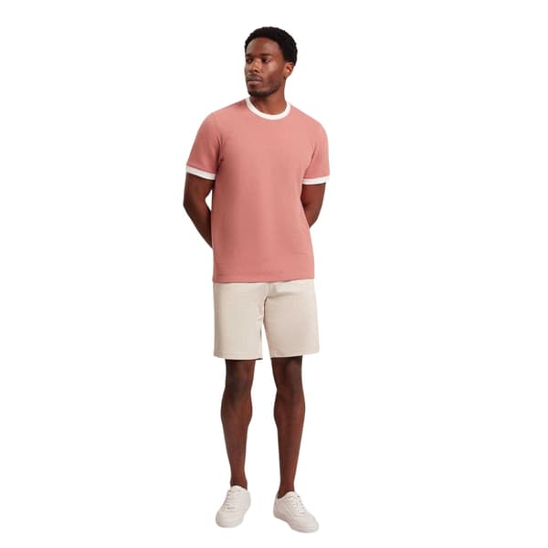 Ted Baker Herr Ringer T-shirt M Mellanrosa Mid Pink M