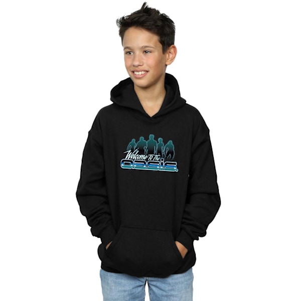 Ready Player One Boys Welcome To The Oasis Hoodie 12-13 År B Black 12-13 Years