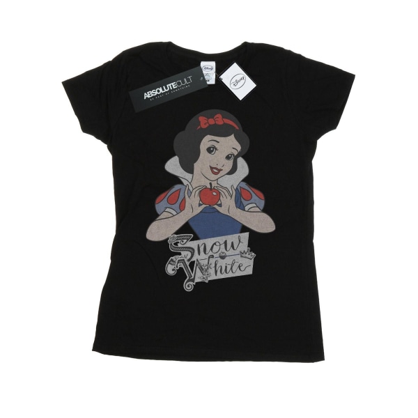 Disney Princess Dam/Dam Snövit Apple bomull T-shirt L Black L
