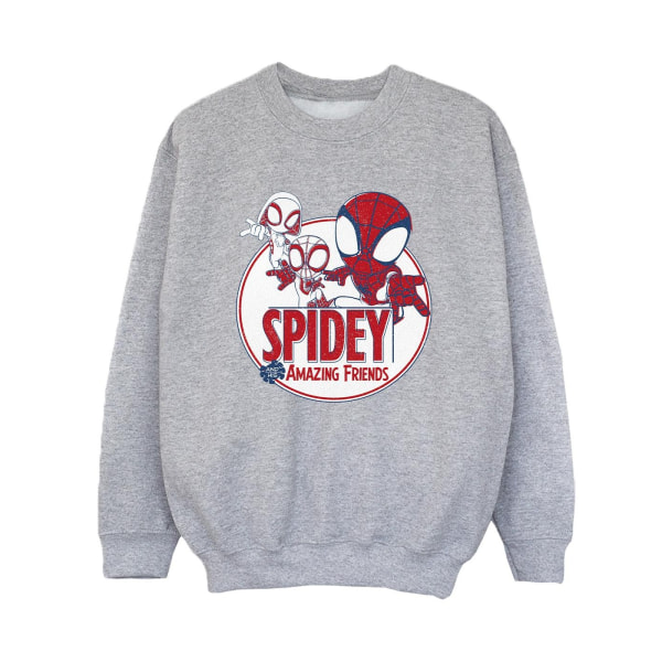 Marvel Boys Spidey And His Amazing Friends Circle Sweatshirt 12 Sports Grey 12-13 Years