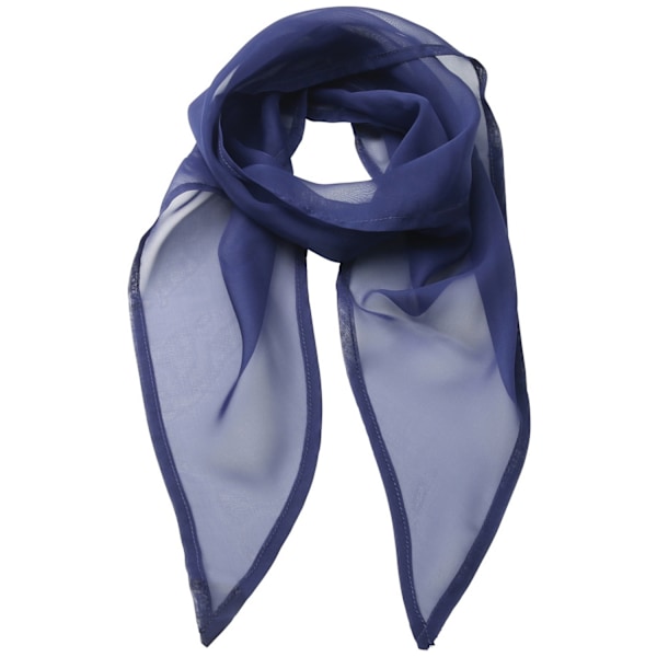 Premier Dam/Kvinna Chiffon Formell Scarf En Storlek Marin Marine Blue One Size