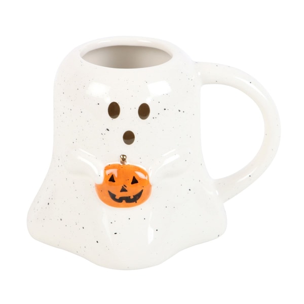 Something Different Peekaboo Spöke Nyhet Mugg One Size Vit/O White/Orange One Size