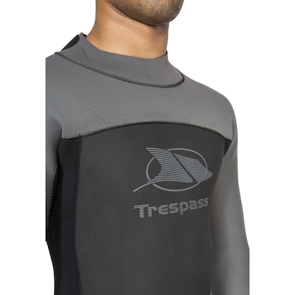 Trespass Diver Herr 5mm Helkroppsvåt Neopren 3XS Svart Black 3XS