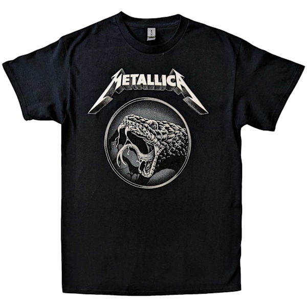 Metallica Unisex Adult Black Album Poster T-Shirt M Svart Black M