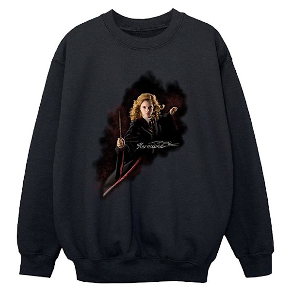 Harry Potter Flickor Hermione Fight Like A Girl Sweatshirt 12-13 Black 12-13 Years