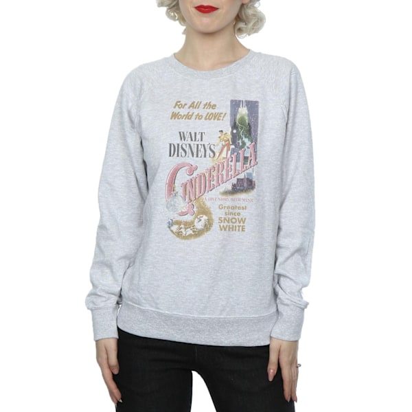 Cinderella Dam/Dam Poster Sweatshirt S Heather Grey Heather Grey S