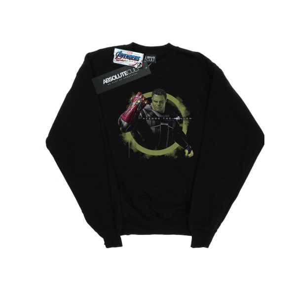 Marvel Boys Avengers Endgame Hulk Nano Gauntlet Sweatshirt 12-1 Black 12-13 Years