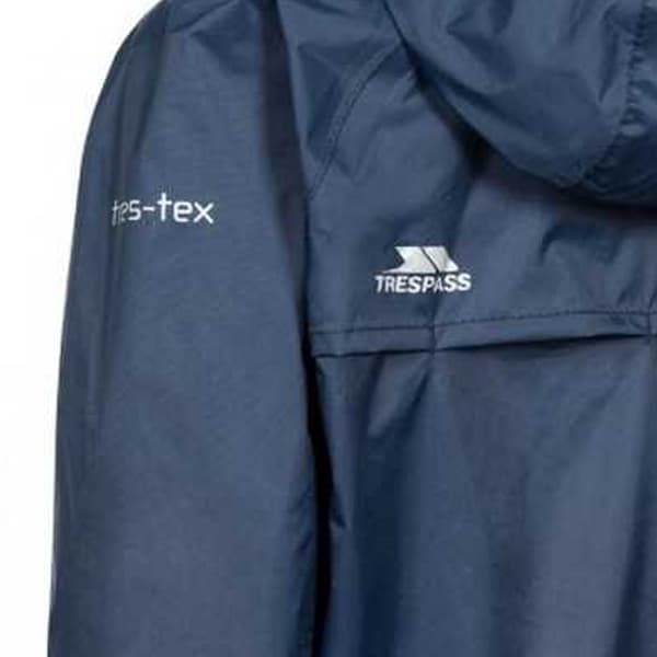 Trespass Barn/Barn Qikpac Vattentät Packaway Jacka 9/10 Navy 9/10 Years