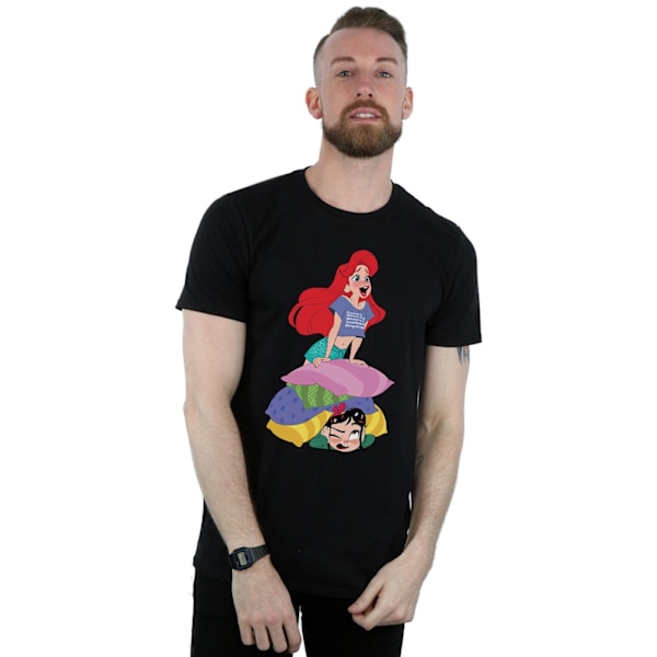 Disney Herr Wreck It Ralph Ariel Och Vanellope T-shirt XL Svart Black XL