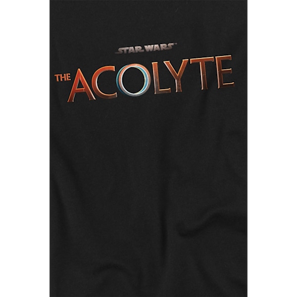 Star Wars: The Acolyte Herr T-shirt med Fullt Logo XXL Svart Black XXL