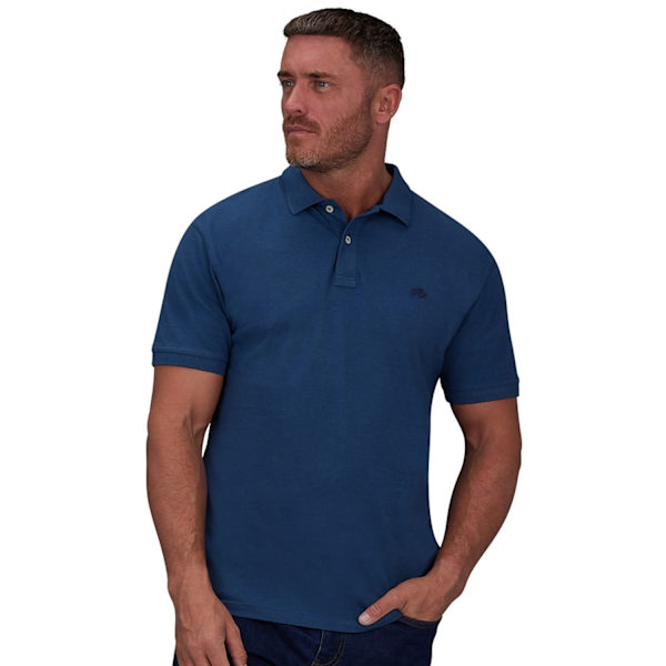 Raging Bull Herrarnas Klassiska Organiska Polotröja M Denim Denim M