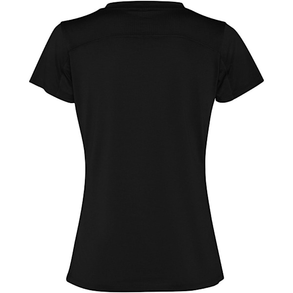 Roly Dam/Kvinnor Slam Kortärmad Sport T-shirt L Solid Bl Solid Black L
