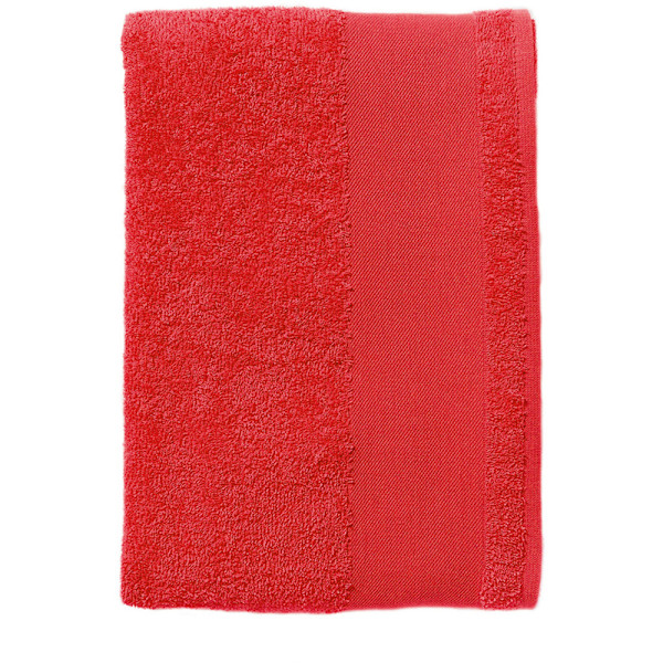 SOLS Island Gäst Handduk (30 X 50cm) One Size Röd Red One Size