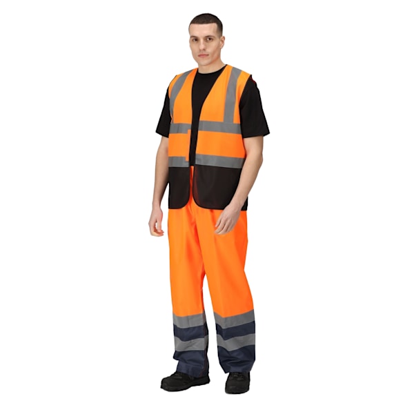 Regatta Pro Tvåfärgad Hi-Vis Väst M Fluro Orange/Svart Fluro Orange/Black M