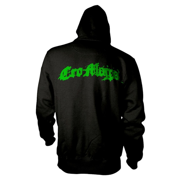 Cro-Mags Unisex Vuxen Logo Full Zip Hoodie XXL Svart/Grön Black/Green XXL