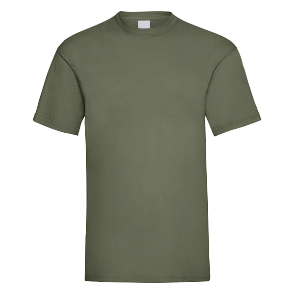 Herr Value Kortärmad Casual T-shirt XX Large Olivgrön Olive Green XX Large