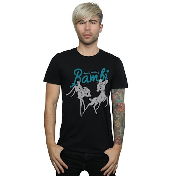 Disney Bambi Great Love Story T-shirt XL Svart Black XL