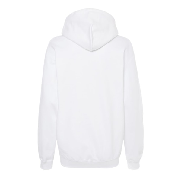 Gildan Unisex Adult Softstyle Fleece Midweight Hoodie 5XL Vit White 5XL