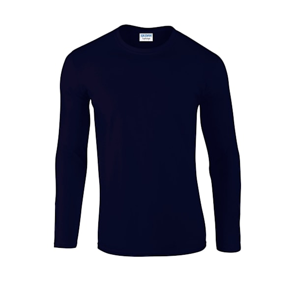 Gildan Unisex Vuxen Softstyle Enfärgad Långärmad T-shirt L Marinblå Navy L