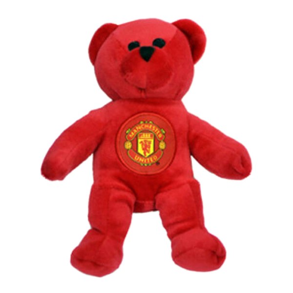 Manchester United FC Official Crest Design Bear One Size Röd Red One Size