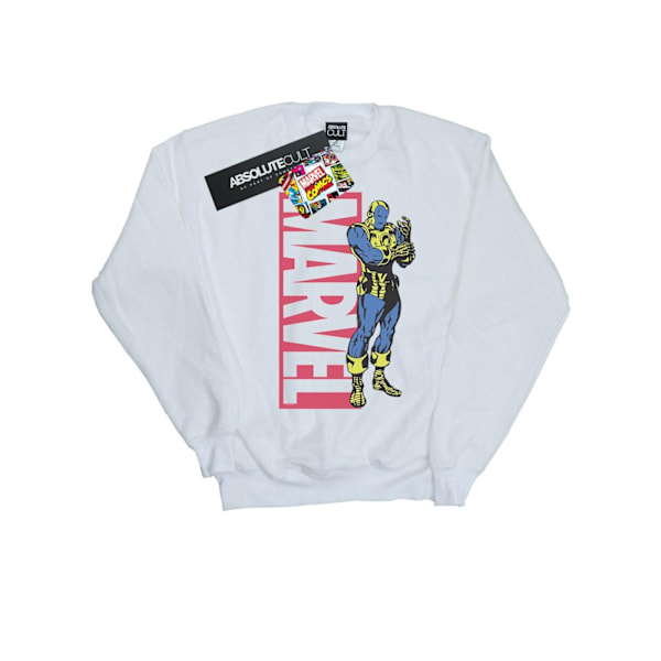 Marvel Dam/Kvinnor Iron Man Pop Profil Sweatshirt M Vit White M