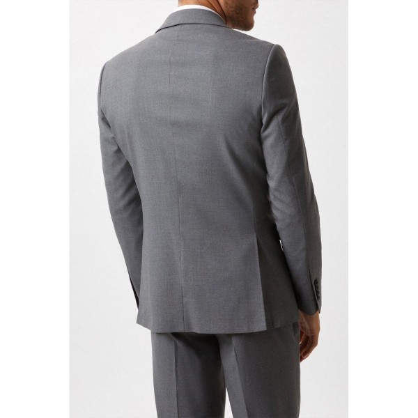 Burton Mens Essential Slim Suit Jacket 40R ljusgrå Light Grey 40R
