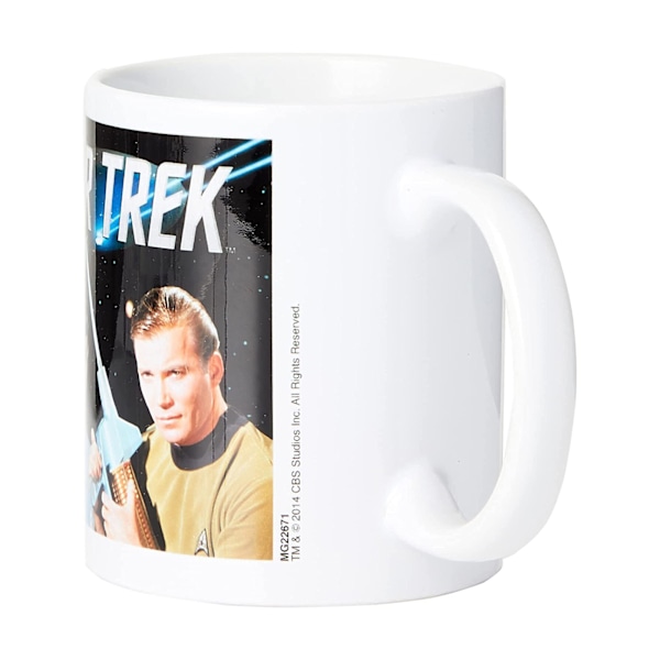 Star Trek Kirk Och Spock Mugg En Storlek Vit/Svart White/Black One Size