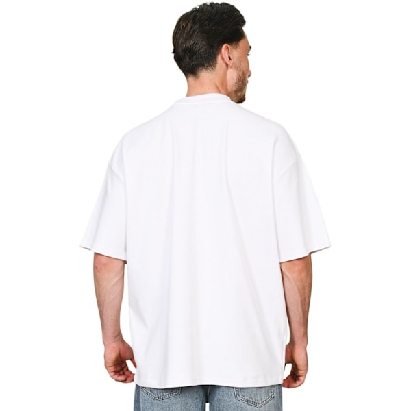 Casual Classics Unisex Vuxen Interlock Kammad Ringspunnen Bomull E White XL
