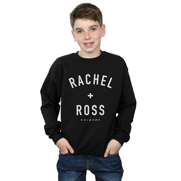 Friends Boys Rachel And Ross Text Sweatshirt 9-11 År Svart Black 9-11 Years