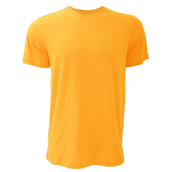 Canvas Unisex Jersey Crew Neck T-Shirt / Herr T-shirt med korta ärmar Yellow M