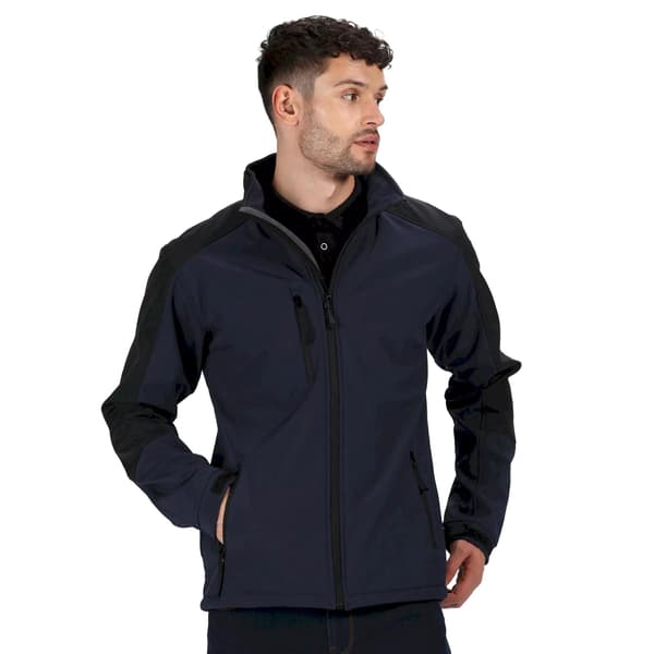 Regatta Reid Softshelljacka för män, vindresistent och vattenavvisande Navy Blue 2XL